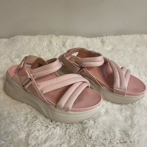 Women's Pink Strappy Sandals